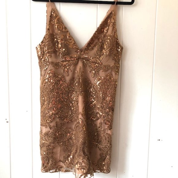 Free People Night Shimmers Mini Dress - Picture 5 of 12
